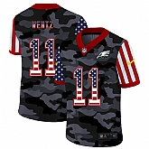 Nike Philadelphia Eagles 11 Wentz 2020 USA Camo Salute to Service Limited Jersey zhua,baseball caps,new era cap wholesale,wholesale hats